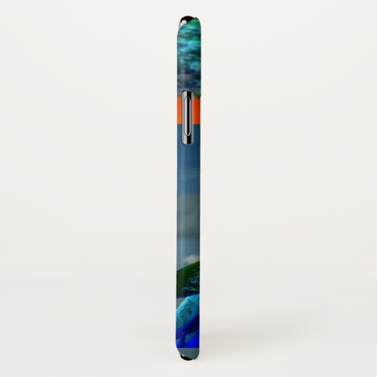 HYPER PARROTS/BLUE ARA MONOGRAM Case-Mate iPhone CASE (Achterkant / rechts)