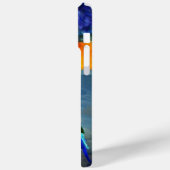 HYPER PARROTS/BLUE ARA MONOGRAM Case-Mate iPhone CASE (Achterkant / Links)