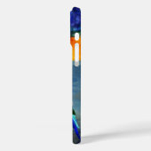 HYPER PARROTS/BLUE ARA MONOGRAM Case-Mate iPhone CASE (Achterkant / Links)