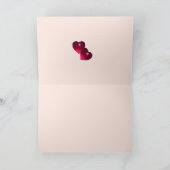 HYPER PARROTS RED, BLUE MACAWS Valentijnsdag Love Feestdagen Kaart (Binnen)