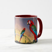 HYPER PARROTS/RODE ARA MOK (Voorkant rechts)