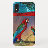 HYPER PARROTS/RODE ARA-MONOGRAM Case-Mate iPhone CASE (Achterkant)