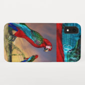 HYPER PARROTS/RODE ARA-MONOGRAM Case-Mate iPhone CASE (Achterkant (horizontaal))