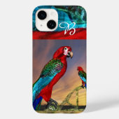 HYPER PARROTS/RODE ARA-MONOGRAM Case-Mate iPhone CASE (Achterkant)