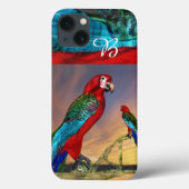 HYPER PARROTS/RODE ARA-MONOGRAM Case-Mate iPhone CASE (Achterkant)