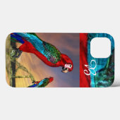 HYPER PARROTS/RODE ARA-MONOGRAM Case-Mate iPhone CASE (Achterkant (horizontaal))