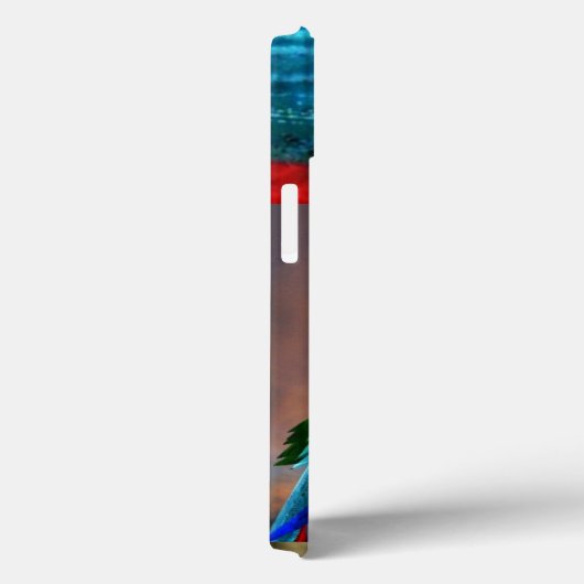 HYPER PARROTS/RODE ARA-MONOGRAM Case-Mate iPhone CASE (Achterkant / Rechts)