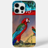 HYPER PARROTS/RODE ARA-MONOGRAM Case-Mate iPhone CASE (Achterkant)