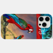 HYPER PARROTS/RODE ARA-MONOGRAM Case-Mate iPhone CASE (Achterkant (horizontaal))