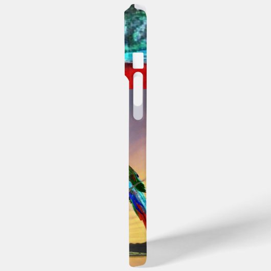HYPER PARROTS/RODE ARA-MONOGRAM Case-Mate iPhone CASE (Achterkant / Links)
