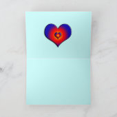 HYPER PARROTS/RODE EN BLAUWE ARA Vaderdag Kaart (Binnen)