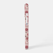 Hyper-Realistic 3D Pastel Rose & Peony iPhone 16 Hoesje (Linkerkant)