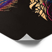 Hyper Realistic Dragon Digital Art Poster (Hoek)