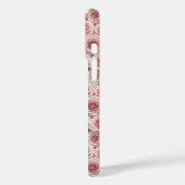 Hyper-Realistische 3D-pastelroos & pioenroos Case-Mate iPhone Case (Achterkant / Links)