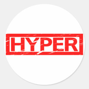Hyper Stamp Ronde Sticker