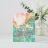 Hyper Swirl Briefkaart (Staand voorkant)