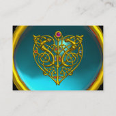 HYPER VALENTIJN AQUAMARINE ,blue Visitekaartje (Achterkant)