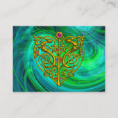 HYPER VALENTIJN, blauw groen rood geel Visitekaartje (Achterkant)