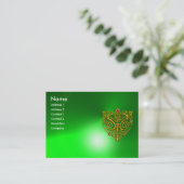 HYPER VALENTIJN EMERALD, groen Visitekaartje (Staand voorkant)