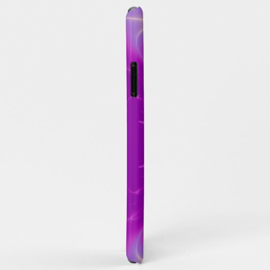 HYPER VALENTIJN HEART MONOGRAM Pink Fuchsia Paars Case-Mate iPhone Case (Achterkant/rechts)