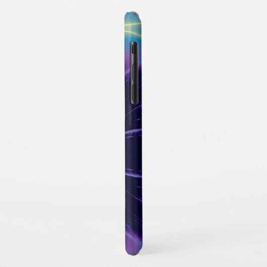 HYPER VALENTIJN MONOGRAM Paars blauw Case-Mate iPhone Case (Achterkant/links)