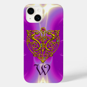 HYPER VALENTIJN MONOGRAM Pink Fuchsia Paars Case-Mate iPhone Case