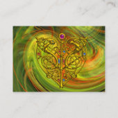 HYPER VALENTIJN, oranje rood geel Visitekaartje (Achterkant)