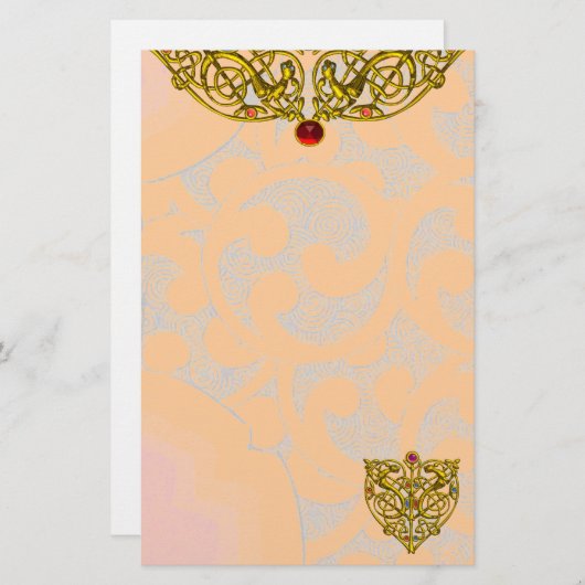 HYPER VALENTIJN, roze Briefpapier (Voorkant / Achterkant)