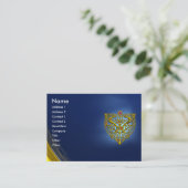 HYPER VALENTIJN SAPPHIRE, blauw Visitekaartje (Staand voorkant)