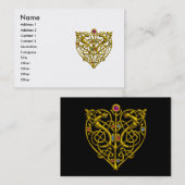 HYPER VALENTIJN, zwart-wit geel Visitekaartje (Voorkant / Achterkant)