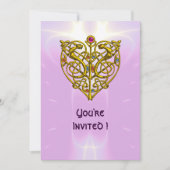 HYPER VALENTINE licht roze paars Kaart (Voorkant)