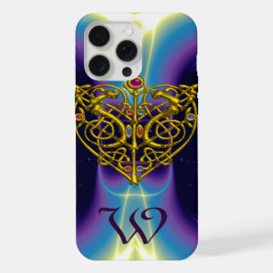 HYPER VALENTINE MONOGRAM Roze Fuchsia Paars iPhone 15 Pro Max Hoesje