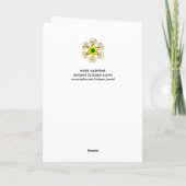 HYPER VALENTINEGold Keltische Knoop Hart met Diere Feestdagen Kaart (Achterkant)