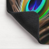 Hyper-Vibrant Macro van Peacock Feather Eye Muismat (Hoek)