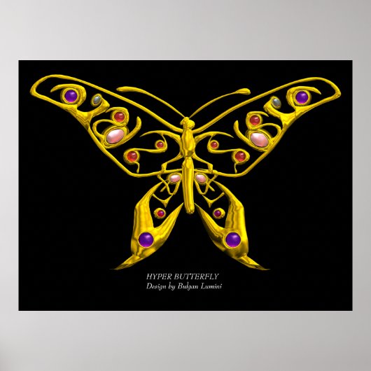 HYPER VLINDER, kolossale grootte Poster (Voorkant)