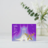 HYPER VLINDER LICHTE GOLVEN, Roze, Paarse, Violet Visitekaartje (Staand voorkant)