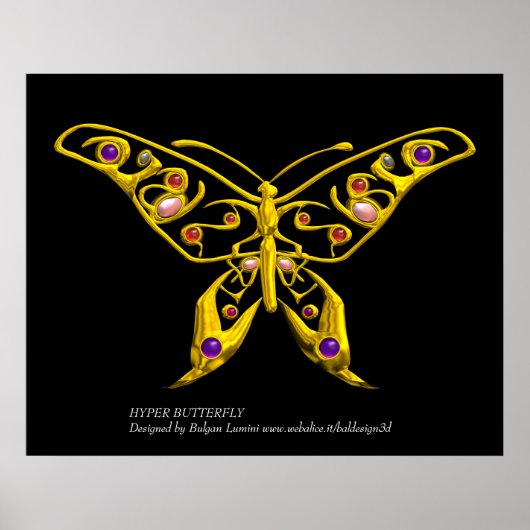 HYPER VLINDER POSTER (Voorkant)
