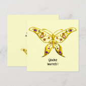 HYPER VLINDER, wit Kaart (Voorkant / Achterkant)