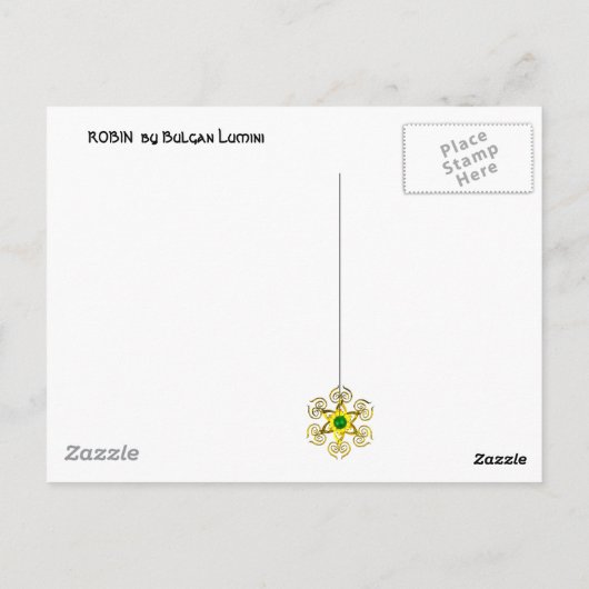 HYPER VOGELS/ROBINEBROOST BRIEFKAART (Achterkant)