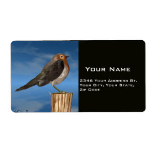 HYPER VOGELS/ROBINEBROOST ETIKET