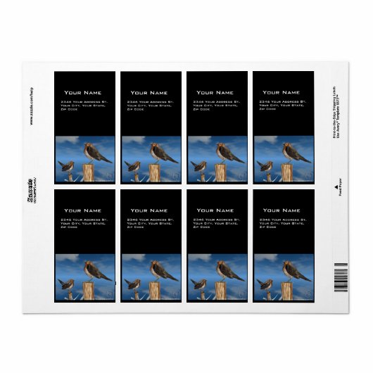 HYPER VOGELS/ROBINEBROOST ETIKET (Full Sheet)