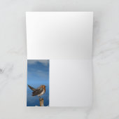 HYPER VOGELS/ROBINEBROOST FEESTDAGEN KAART (Binnen)