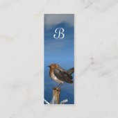 HYPER VOGELS/ROBINEBROOST MONOGRAM MINI VISITEKAARTJE (Achterkant)