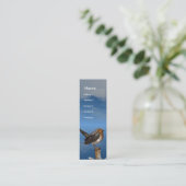 HYPER VOGELS/ROBINEBROOST MONOGRAM MINI VISITEKAARTJE (Staand voorkant)