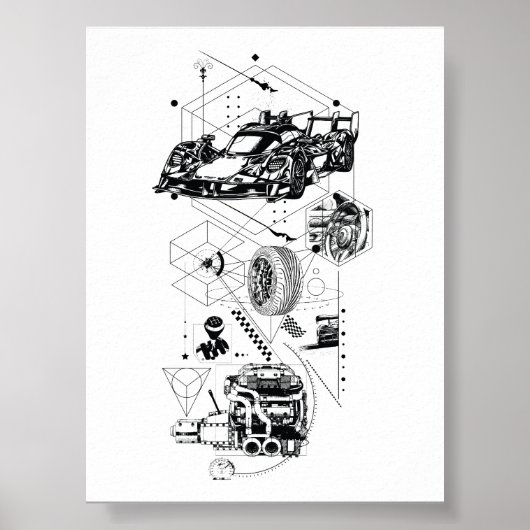 Hyperauto Poster (Voorkant)