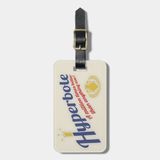 Hyperbole Bagagelabel (Voorkant verticaal)
