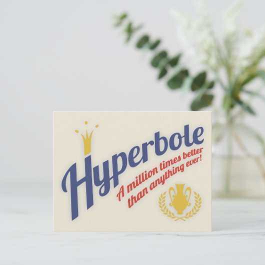Hyperbole Briefkaart (Staand voorkant)