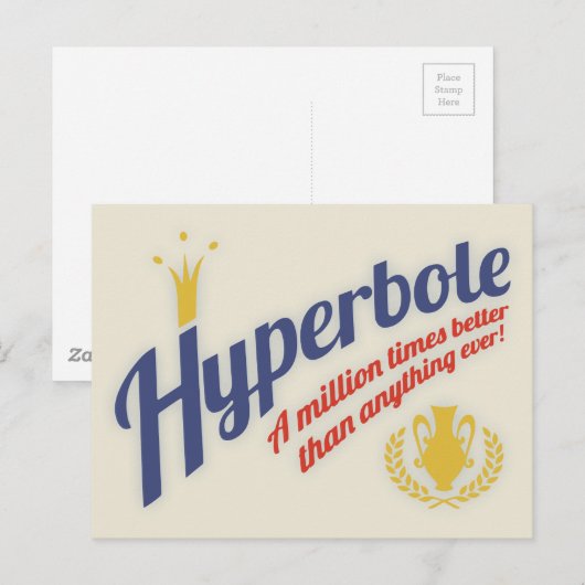 Hyperbole Briefkaart (Voorkant / Achterkant)
