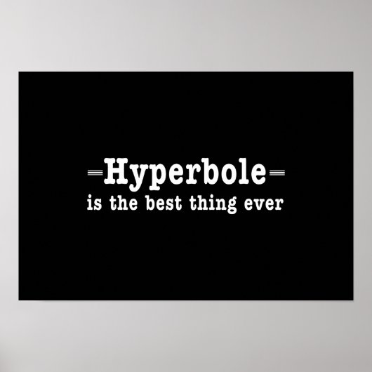 Hyperbole Poster (Voorkant)