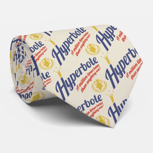 Hyperbole Stropdas (Opgerold)
